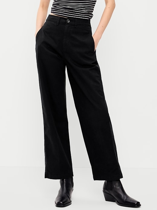 Image number 2 showing, High-Waisted OGC Chino Full Length Straight Pants