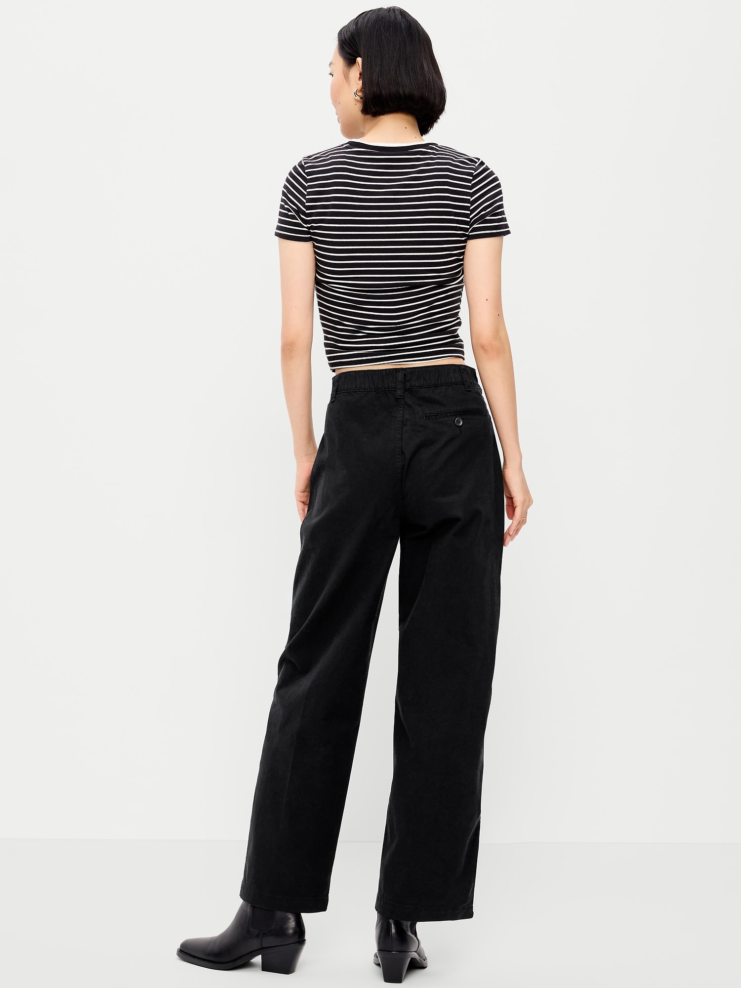High-Waisted OGC Chino Full Length Straight Pants