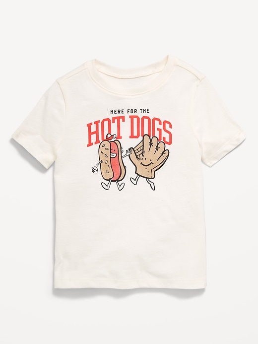 Image number 1 showing, Short-Sleeve Unisex Graphic T-Shirt for Toddler