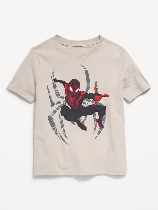 Image number 1 showing, Marvel™ Miles Morales Gender-Neutral Graphic T-Shirt for Kids