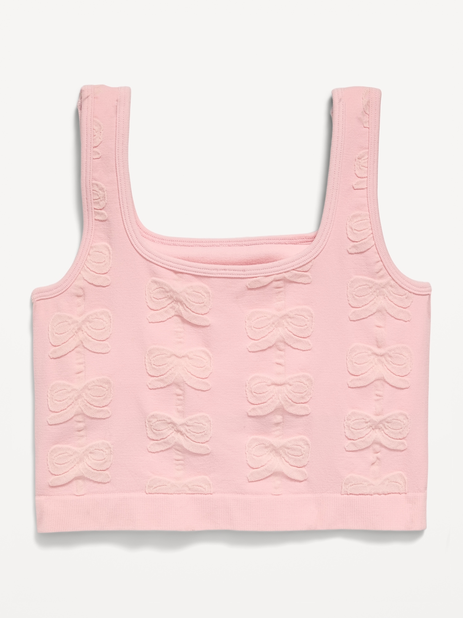 Seamless Longline Bow Bra for Girls