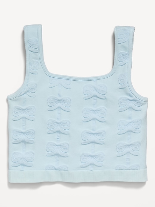 Image number 3 showing, Seamless Longline Bow Bra for Girls