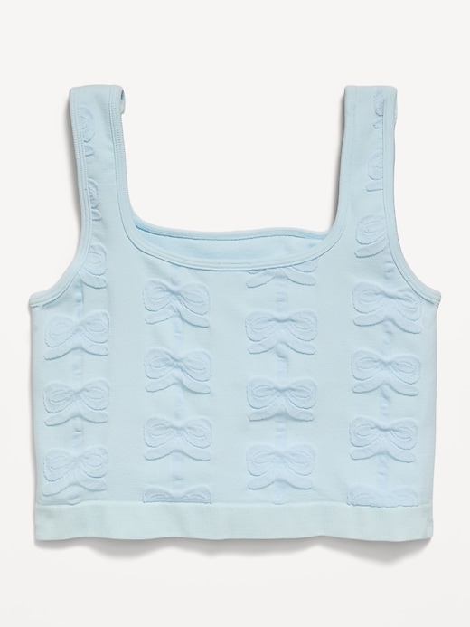 Image number 4 showing, Seamless Longline Bow Bra for Girls
