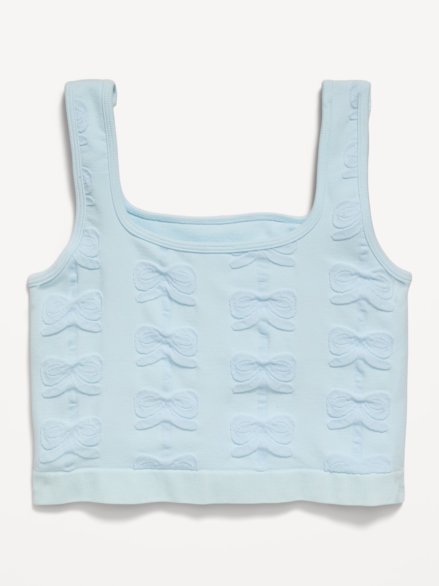 Seamless Longline Bow Bra for Girls