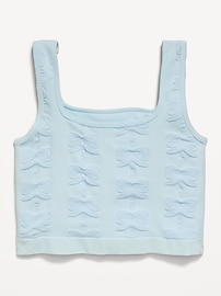 Image number 4 showing, Seamless Longline Bow Bra for Girls