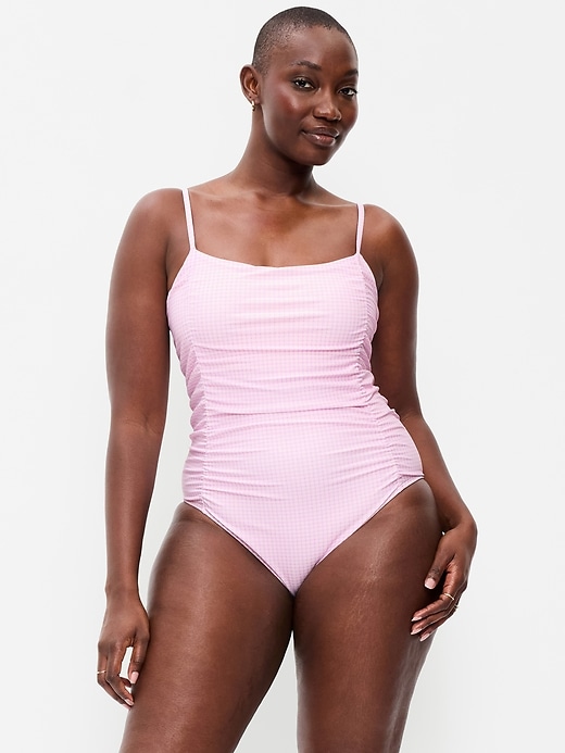 Image number 5 showing, Ruched One-Piece Swimsuit