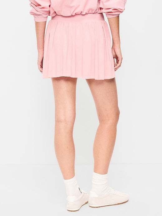 Image number 2 showing, High-Waisted Mesh Skort