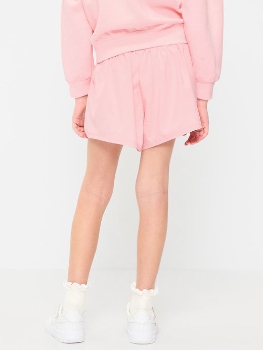 Image number 2 showing, High-Waisted StretchTech Performance Shorts for Girls