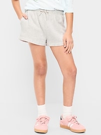 Image number 1 showing, High-Waisted Favorite Fleece Shorts for Girls