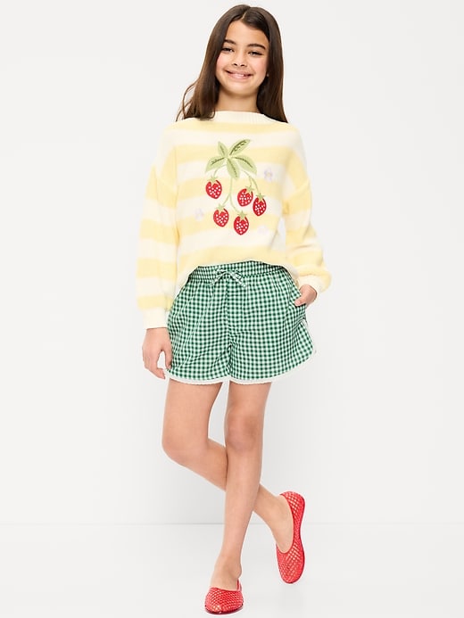 Image number 5 showing, Lace-Trim Shorts for Girls