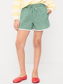 Image number 1 showing, Lace-Trim Shorts for Girls