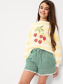 Image number 3 showing, Lace-Trim Shorts for Girls