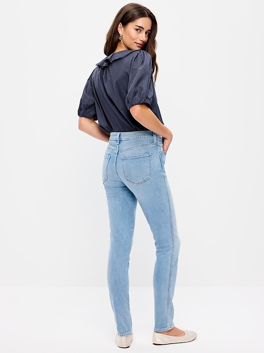 Image number 3 showing, High-Waisted Rockstar Super-Skinny Jeans