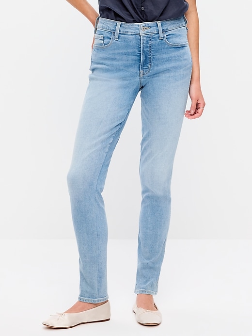Image number 2 showing, High-Waisted Rockstar Super-Skinny Jeans