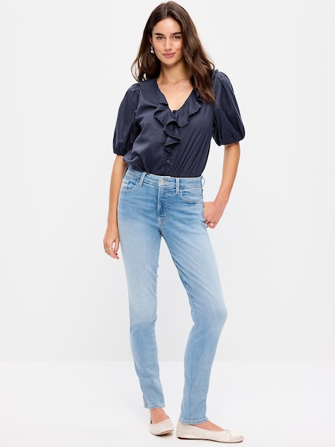 High-Waisted Rockstar Super-Skinny Jeans