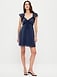 Flutter-Sleeve Fit & Flare Mini Dress - image 2