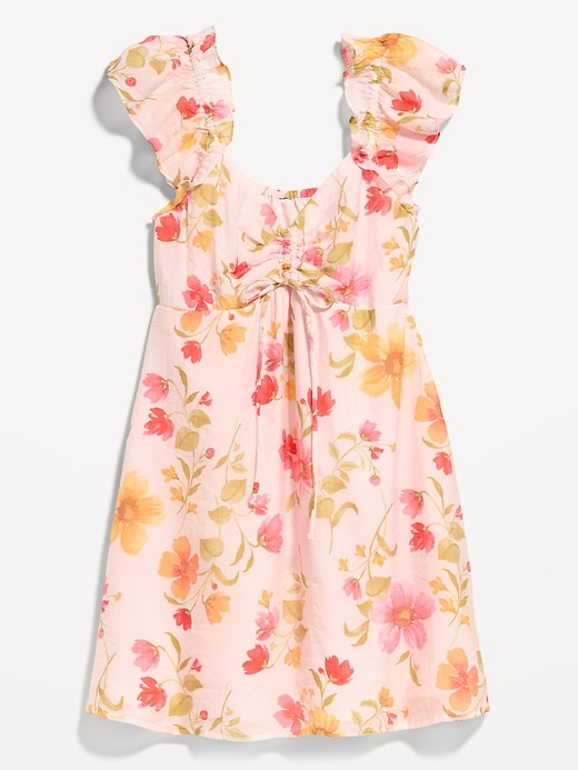 Image number 1 showing, Flutter-Sleeve Fit & Flare Mini Dress