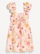Flutter-Sleeve Fit & Flare Mini Dress - image 5