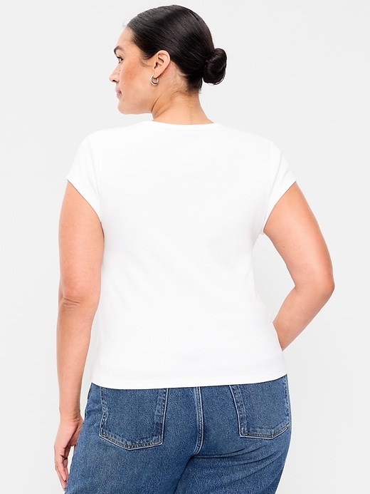 Image number 7 showing, Snug V-Neck T-Shirt