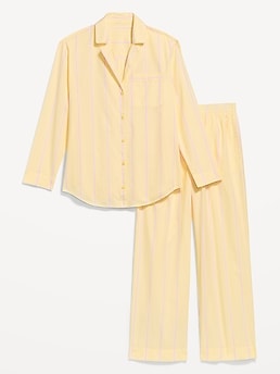 Poplin Pajama Pant Set - image 3