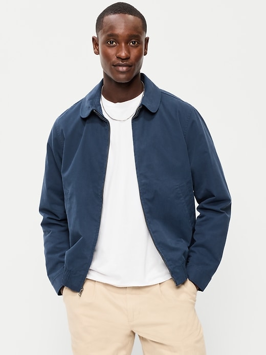 Image number 1 showing, Twill Harrington Jacket