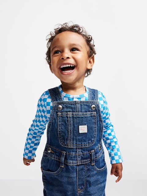 Unisex Workwear Jean Overalls for Baby