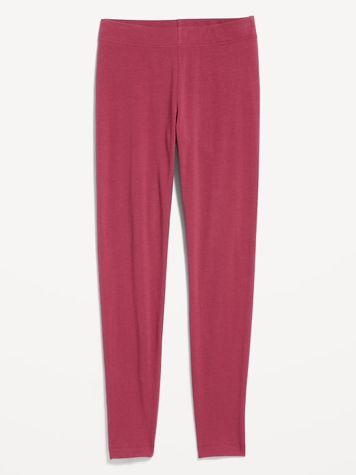 Image number 1 showing, High-Waisted Jersey Fashion Layering Leggings