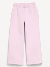 Image number 1 showing, High-Waisted Bounce Fleece Wide-Leg Sweatpants for Girls