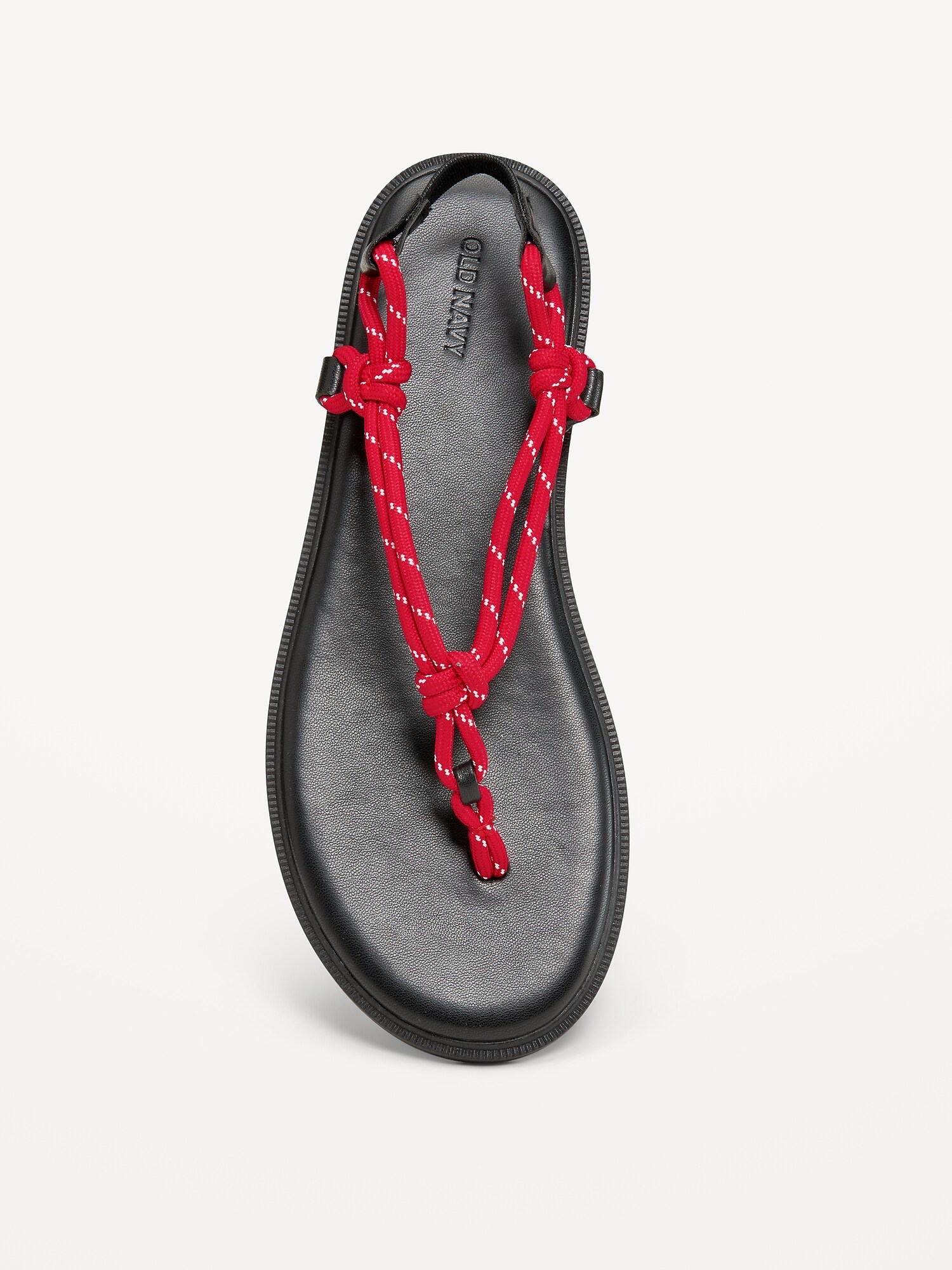 Женские сандалии Old Navy Knotted Rope Thong Sandal for Women, цвет: Красный — фото 3