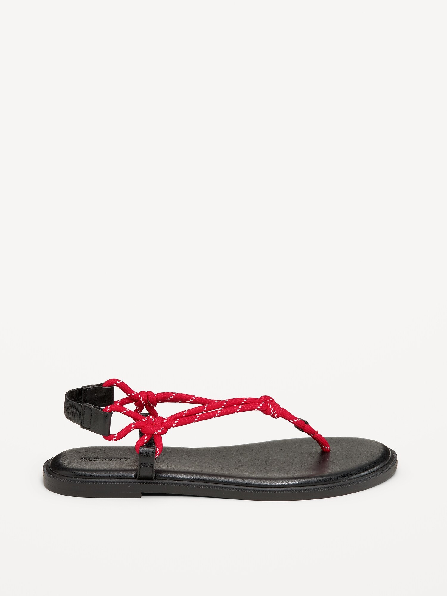 Женские сандалии Old Navy Knotted Rope Thong Sandal for Women, цвет: Красный — фото 4