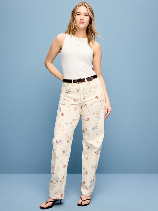 Image number 2 showing, High-Waisted Barrel Ankle Pants