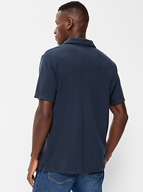 Image number 2 showing, Textured Waffle-Knit Polo