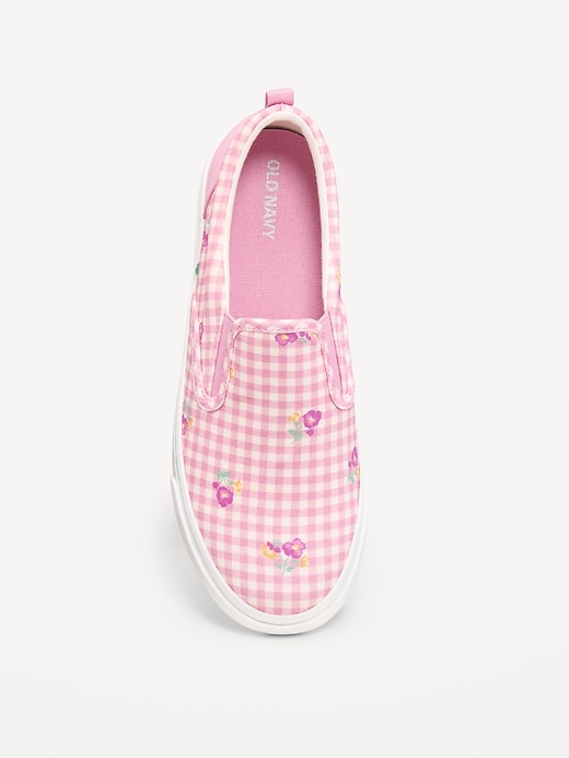 Image number 2 showing, Canvas Slip-On Sneakers for Girls