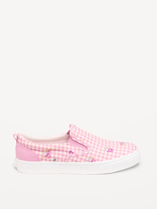 Image number 3 showing, Canvas Slip-On Sneakers for Girls