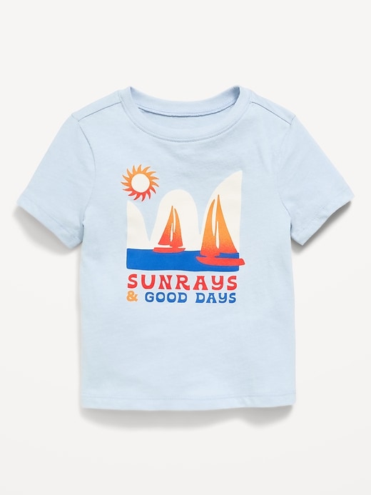 Image number 1 showing, Short-Sleeve Unisex Graphic T-Shirt for Toddler