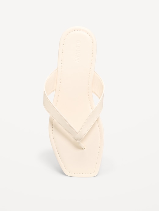 Image number 2 showing, Square-Toe Flip-Flops for Women