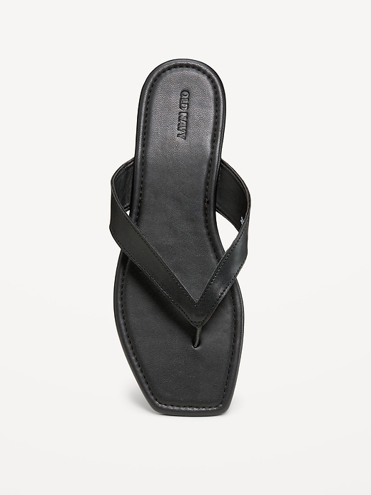 Image number 2 showing, Square-Toe Flip-Flops for Women