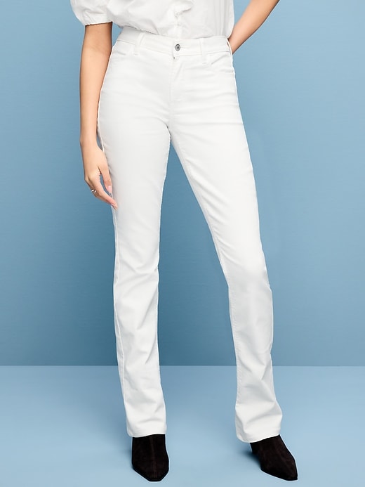 Image number 2 showing, Mid-Rise Wow Boot-Cut Jeans