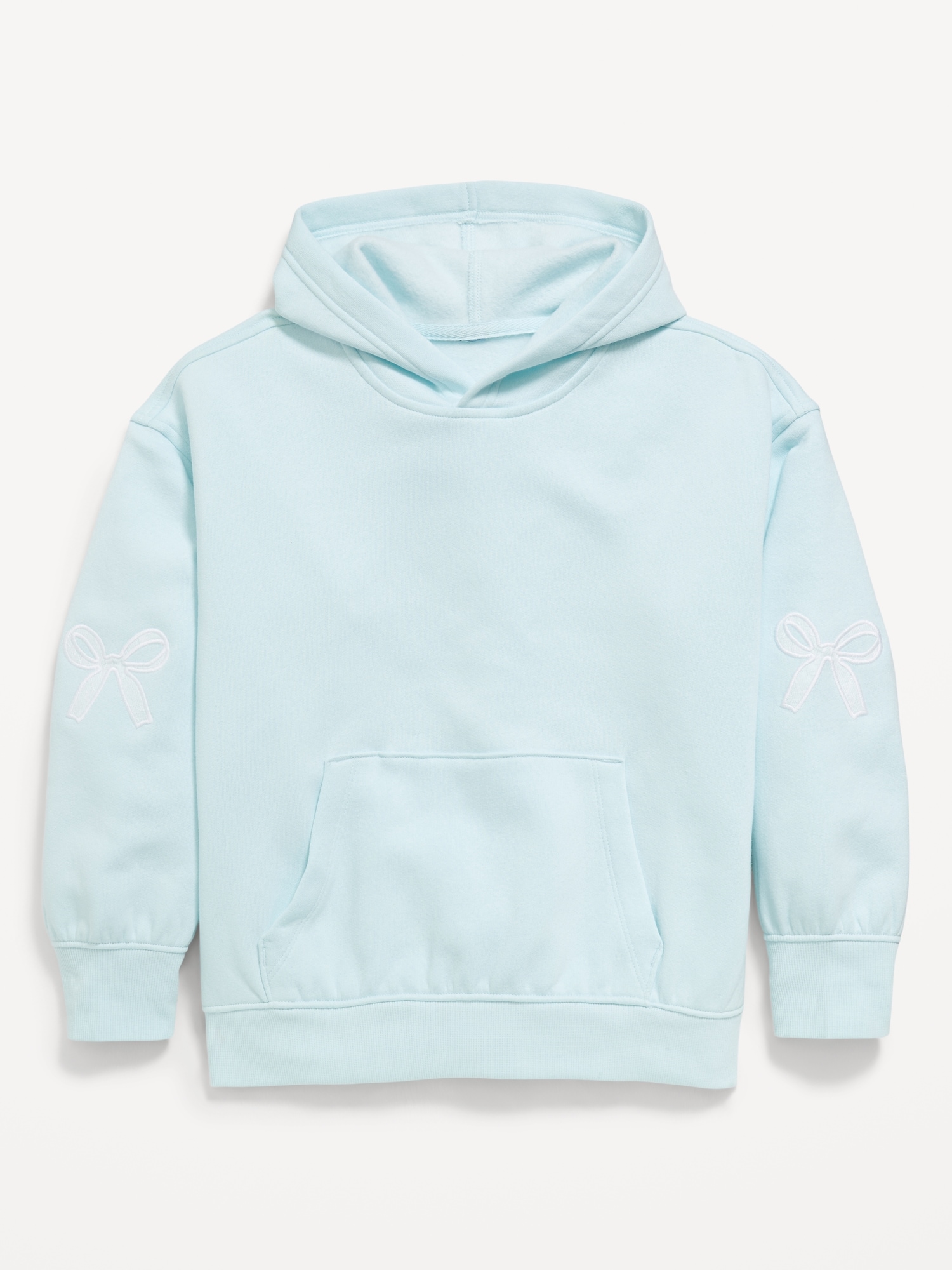 Printed Loose Pullover Hoodie for Girls