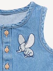 Image number 3 showing, Disney© Dumbo Unisex Sleeveless Henley One-Piece Romper for Baby
