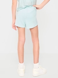 Image number 2 showing, High-Waisted Mesh Dolphin-Hem Shorts for Girls