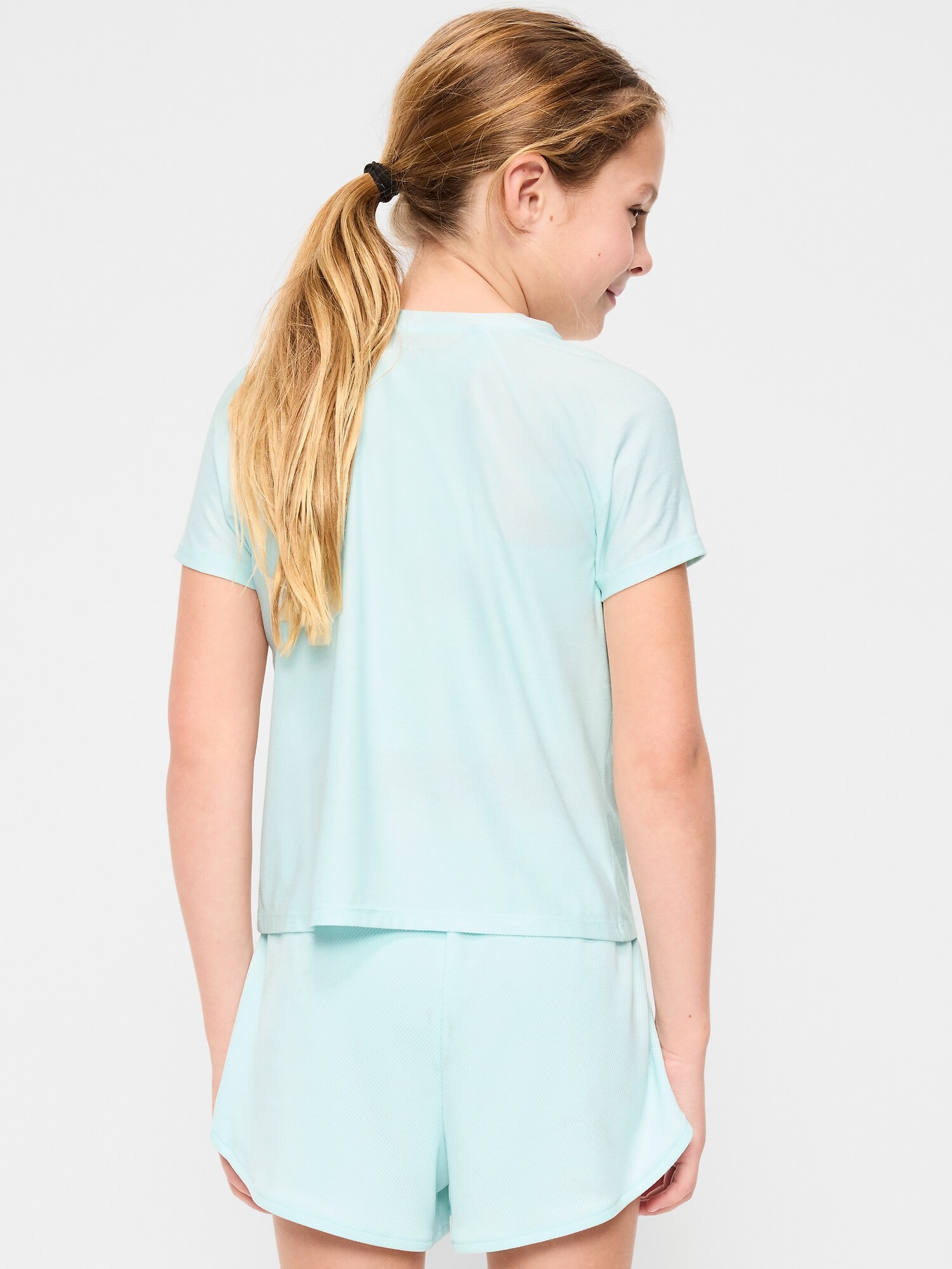 Футболка Old Navy CloudMotion Short-Sleeve T-Shirt для девочек, цвет: Arctic Air — фото 2