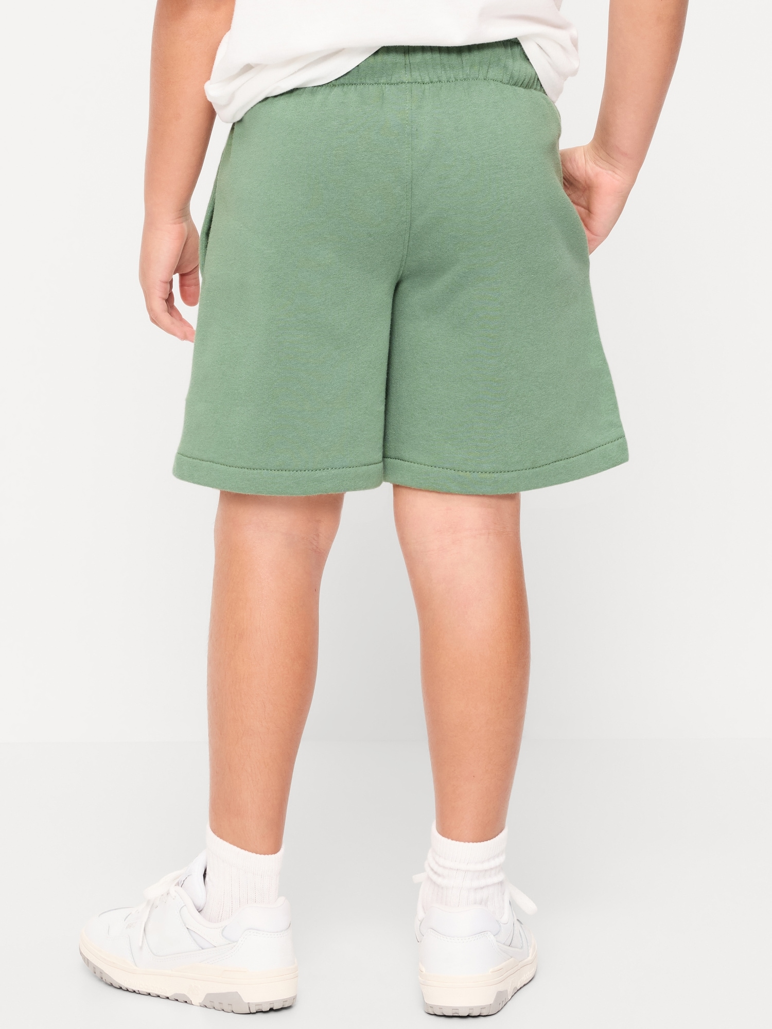 Above Knee Fleece Jogger Shorts for Boys