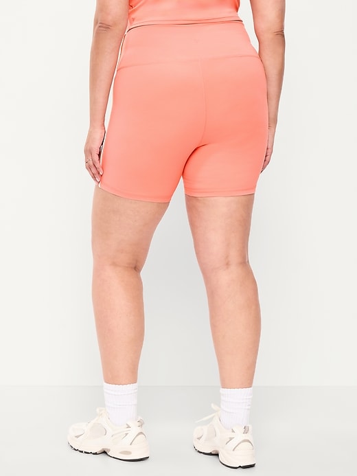 Image number 8 showing, High-Waisted StudioSmooth Biker Shorts -- 6-inch inseam