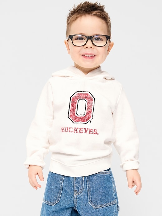 Image number 1 showing, College Graphic Unisex Hoodie for Toddler