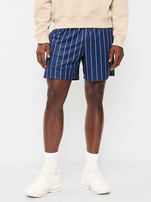 Image number 1 showing, Baggy Mesh Shorts -- 6-inch inseam