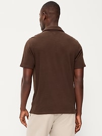 Image number 2 showing, Textured Waffle-Knit Polo