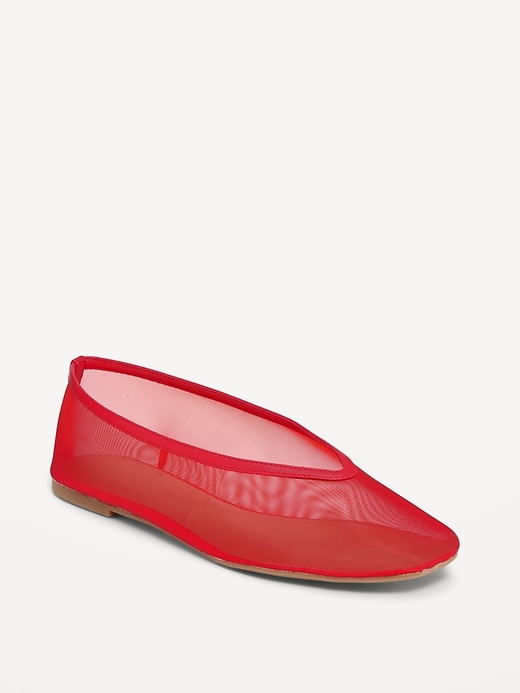 Image number 1 showing, Mesh Ballet Flats for Women