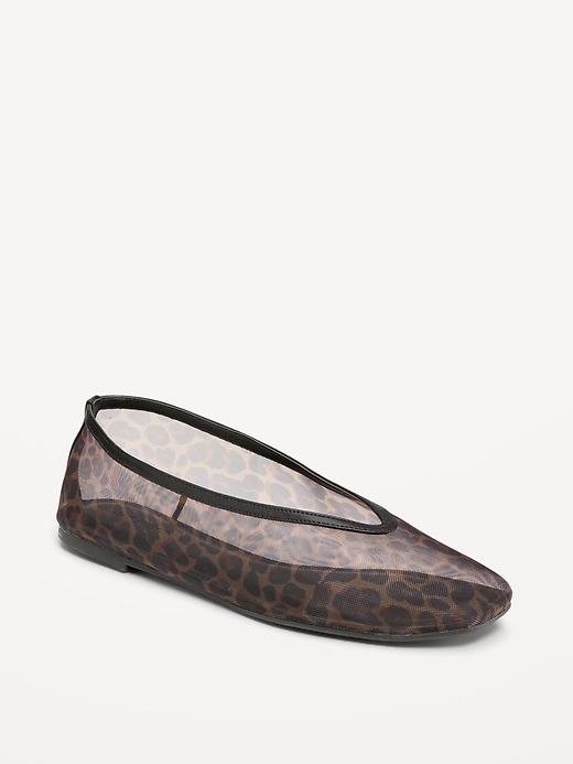 Image number 1 showing, Mesh Ballet Flats for Women