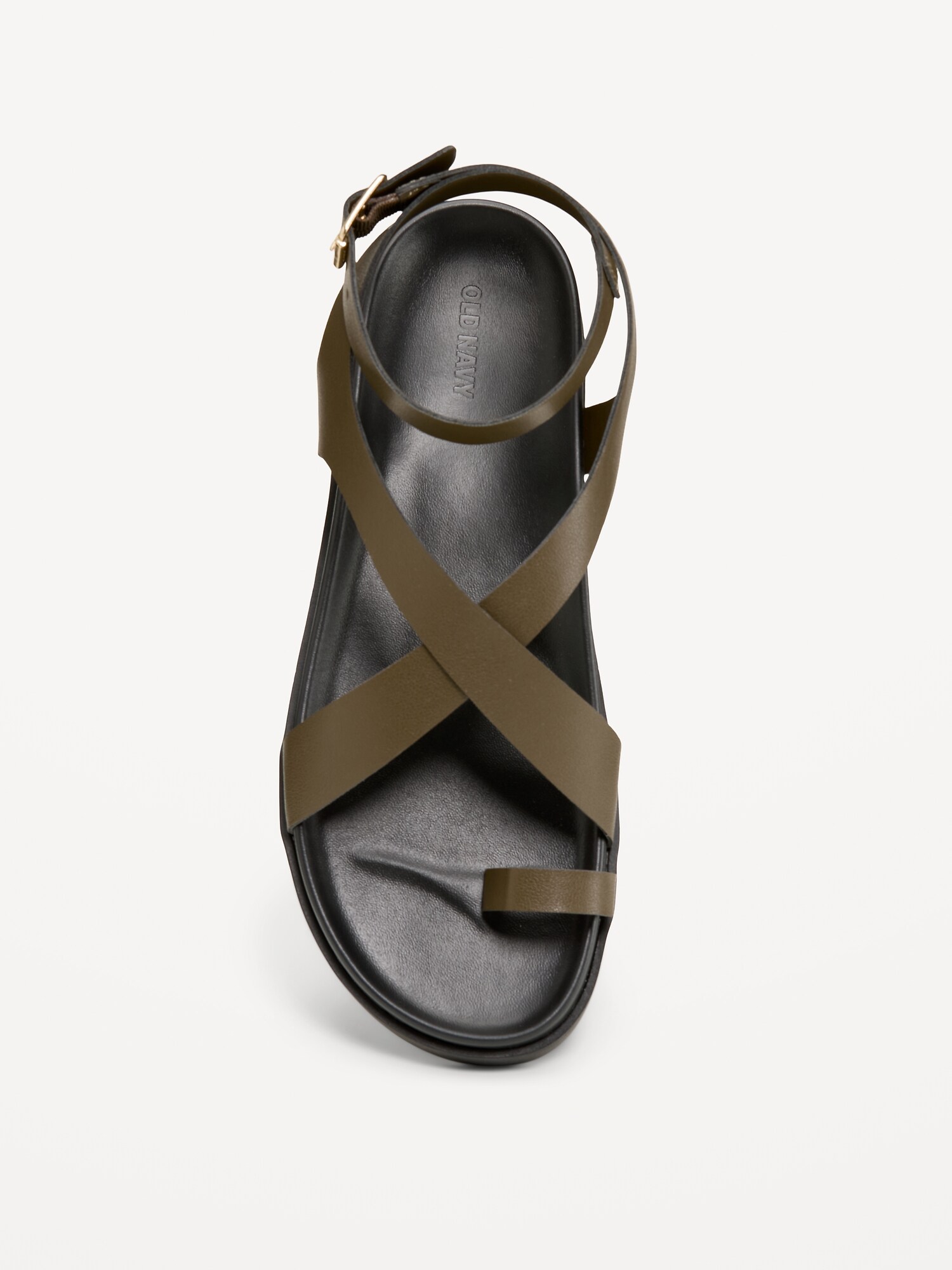 Женские сандалии Old Navy Toe-Strap Sandals for Women, цвет: Оливковый — фото 3